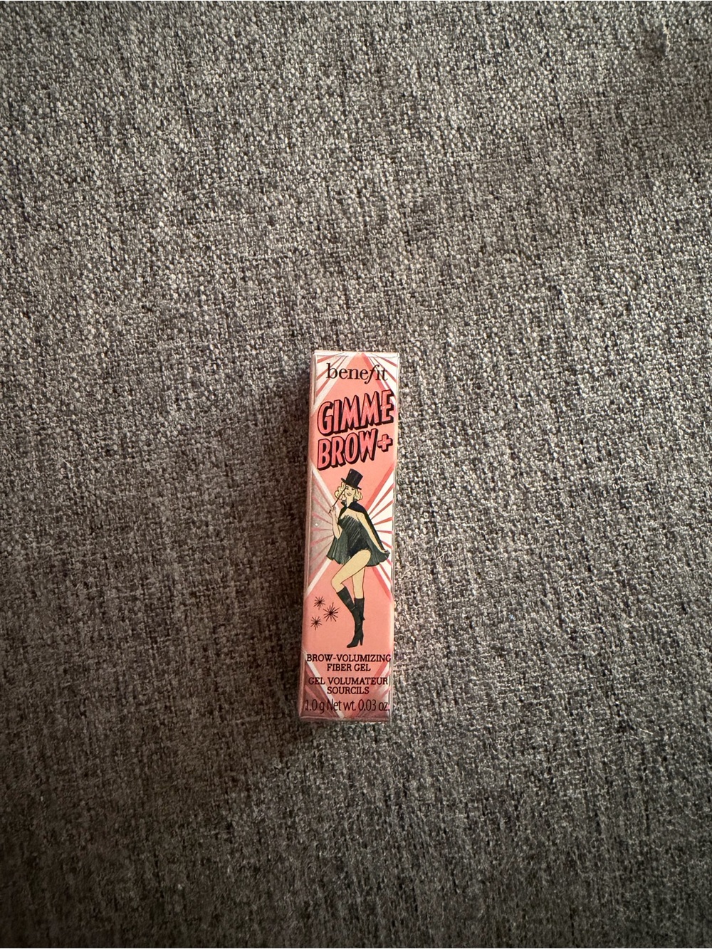 Benefit Gimme Brow+ Tinted Brow Gel - Coral Pink Packaging